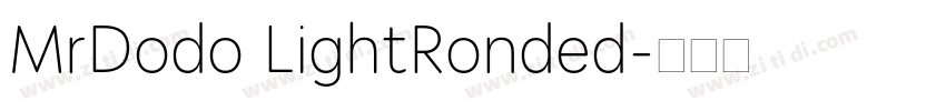 MrDodo LightRonded字体转换